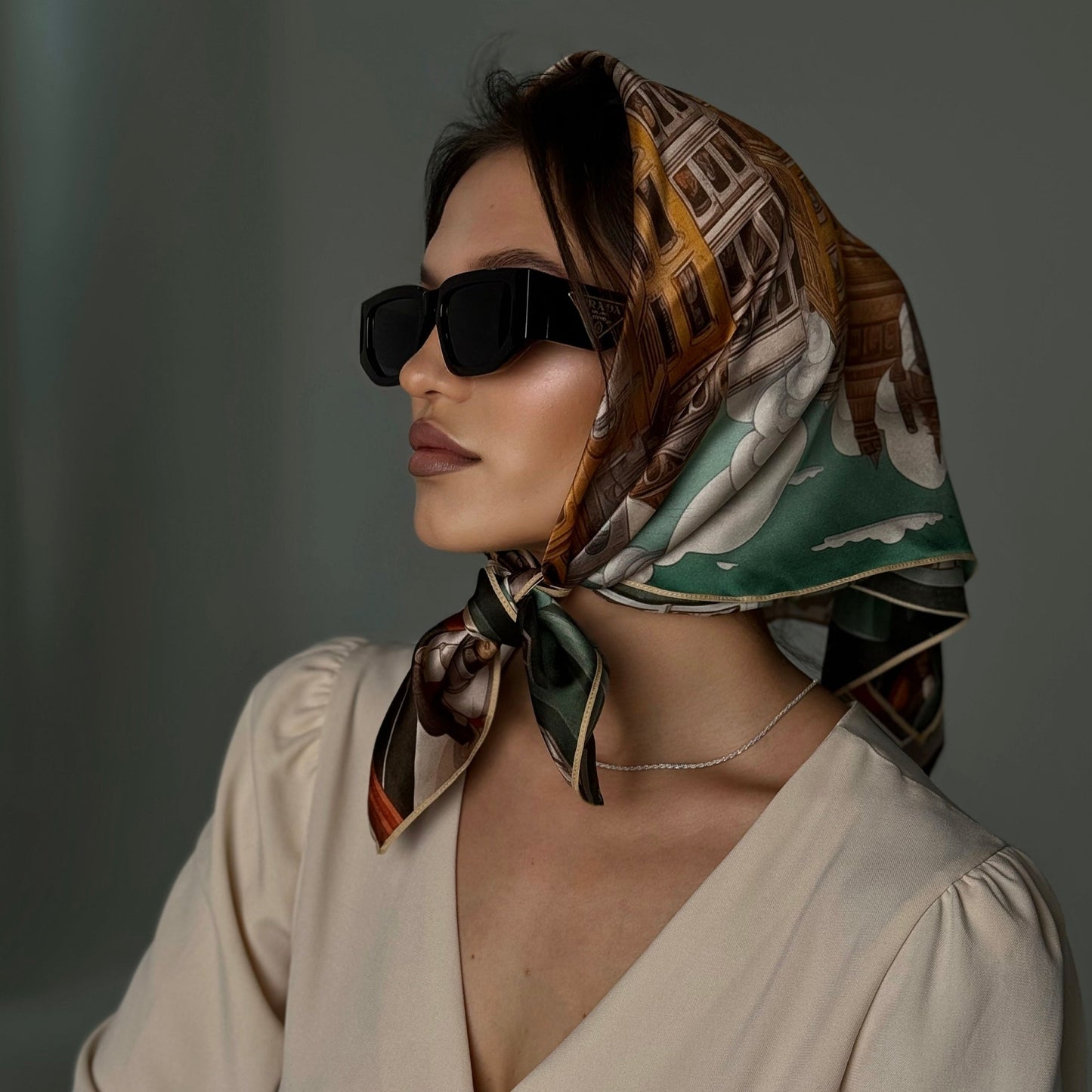Chicago Silk Scarf