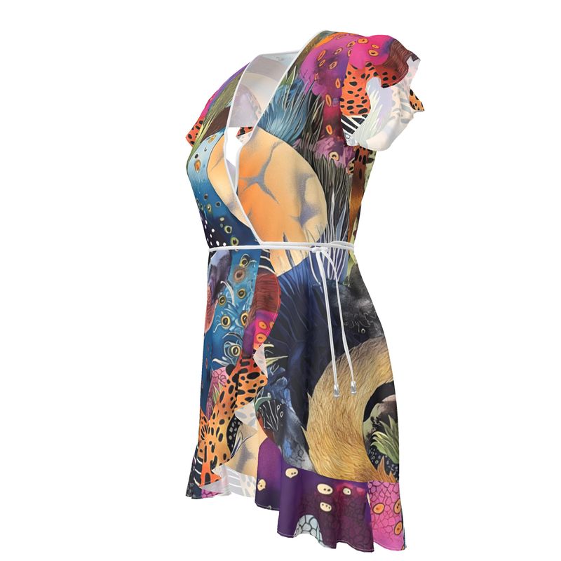 Silk Tea Dress Fox