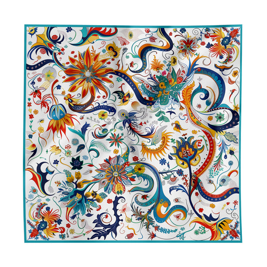 Centaurea Silk Scarf