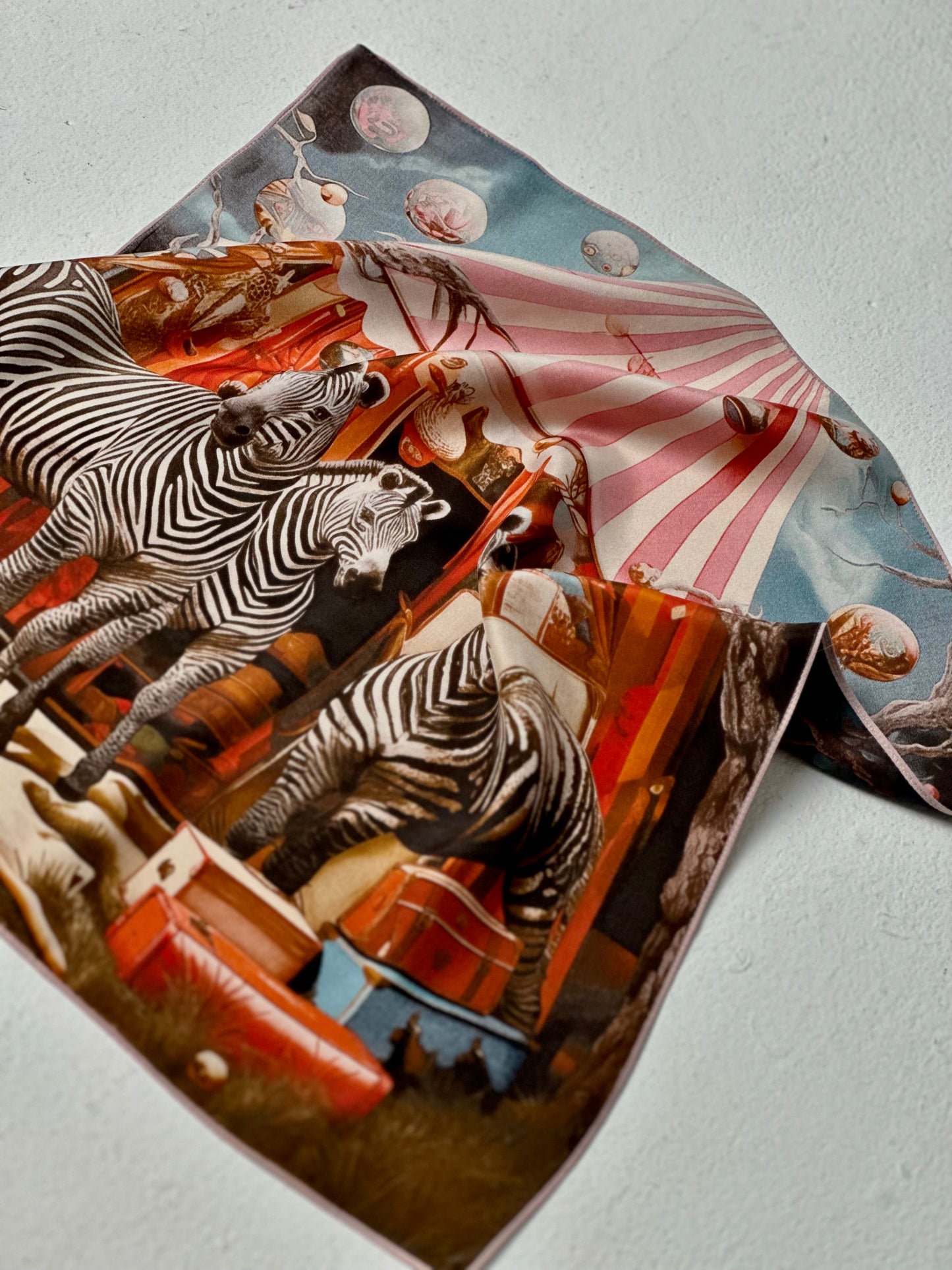 Zebras Silk Scarf